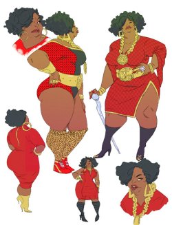charactermodel:  Black Maria by Sandford Greene [ Powerman and Iron Fist ] 