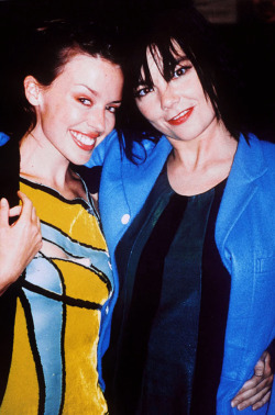 Björk and Kylie Minogue (1996 and 1998)