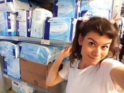 I’m diaper shopping at Save Express (10 pics)Do you know Save Express? It’s the biggest diaper store in Europe. This is their warehouse  ♥ ♥ ♥See 10 pics of my diapered shopping adventure:https://abdlgirl.com/2017/03/29/i-am-so-excited-to-be-at-save-expre