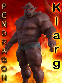 PENDRAGON has another great new character for your Genesis 3 Males! This time a big ol scary monster!  Klarg is a complete character for Genesis 3 Male perfect for horror,  sci-fi or fantasy scenes, with a unique full morph, a genital morph and  textures