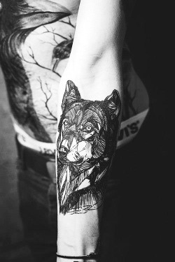 I need a wolf tat