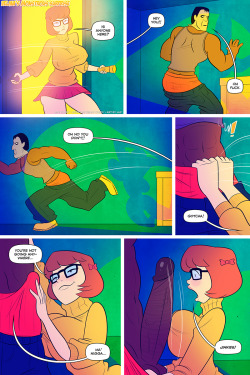 Velma&rsquo;s Monstrous Surprise - Mini Comic (Page 1/3)Story by: Kennycomix / Art by: Laz A mini-comic with the amazing MadefromLazers. If you don&rsquo;t know who he is or have seen his work, then you need to be slapped. Go check him out and show him