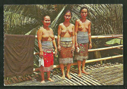 Malaysian Dayak women from Borneo, via Lim Yap.