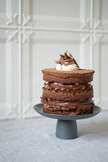 foodtolivewith: Chocolate Hazelnut Fudge Cake 