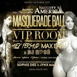 This Friday at the VIP Room in NYC go and celebrate Halloween with the one and only @jynxiemazie and porn star Sophie Dee. Don&rsquo;t miss out!!!!