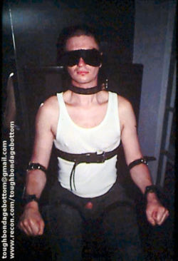 toughbondagebottom:  Well, that brings back memories from quite some while ago …Being garrotted – face is beginning to turn red! Later had electricity applied in places that were quite definitely more youch! than others.