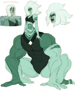 malachite scribblesher proportions are getting more and more extreme every time I draw her