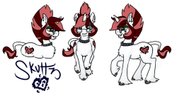 Hey look! A Skuttz ref sheet! I’m on the fence about what tail to stick with. I like “traditional” unicorns so much and I love their “lion” tails. I almost want to make it cannon that she shaves her tail but the tip, just so she looks like that