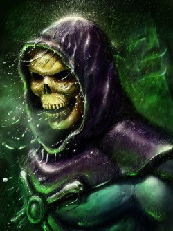 youngjusticer:  The skull king’s got a bone to pick with you… Skeletor, by Flavio Luccisano. 