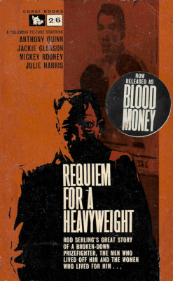 Requiem For A Heavyweight, by Rod Serling (Corgi, 1962)From a box of books bought on Ebay.