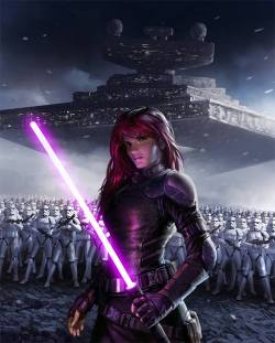 seethersalizar:  Mara Jade Skywalker, the woman who was in the dark side and turned to the light alot like Darth Revan 