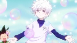 cutekilluapictures:  this may look like a shoujo anime but he’s actually talking about killing his family 