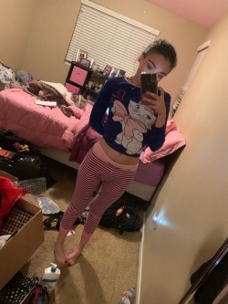 bby-lttl-spc:  Ignore how messy my room is but I just love my training pants and my little jammies 