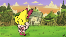 studiohotdogprimary:  the-real-fairy-slayer:  bradshavius:  Just some amusing frames from that little EarthBound animation I made about a year ago.  Y’know, this one –&gt;  Man, I really need to do more animation. People seem to really like ‘em