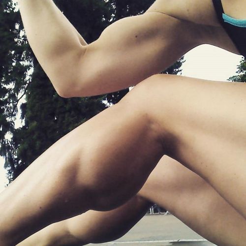 Calves VS Biceps https://www.her-calves-muscle-legs.com/2015/07/strong-sexy-large-female-calves.html