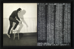 greatwhiteheat:  VITO ACCONCI STEPPING-OFF PIECE 102 Christopher St, NYC, Apt 6B, 4 months 1969, 35 x 23 inches