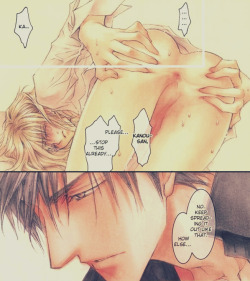 yuki-loves-yaoi:  &ldquo;Keep spreading it out like that.&rdquo; 