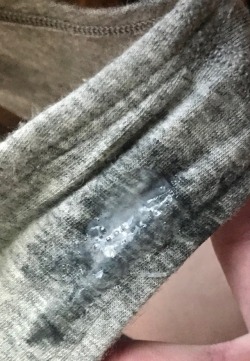 exrated069:What happens when you pull down my panties only to find out that they’re already filled with cum?