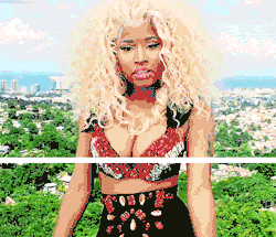 thefandomhatchery:  baelor:  IM SCREAMING WHO DID THIS   Told ya’ we have a gif for everything. Even Nicki’s bewbs