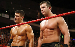 hotcelebs2000:  CODY RHODES and TED DIBIASE  Ugh I need to be double teamed by Legacy!!