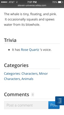 asktheaquaprincess:  ITS CANON THST WAS ROSES VOICE BUT WHO WAS THE VOICE ACTress  OK, I&rsquo;m pretty sure that WAS Rose&rsquo;s voice however you guys need to know that the SU wiki is in no way shape or form an accurate source of canon