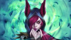 league-of-legends-sexy-girls:Xayah by WikiMia 