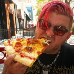 Zombies have also been known to eat pizza&hellip; 🍕 #pizza #pizzamyheart #santacruz #California #californialife #roadtrip #vacation #summer #summervacation #food #foodie #foodporn #foodgram #foodstagram #eating #omnomnom #bestfoodinsantacruz #punk