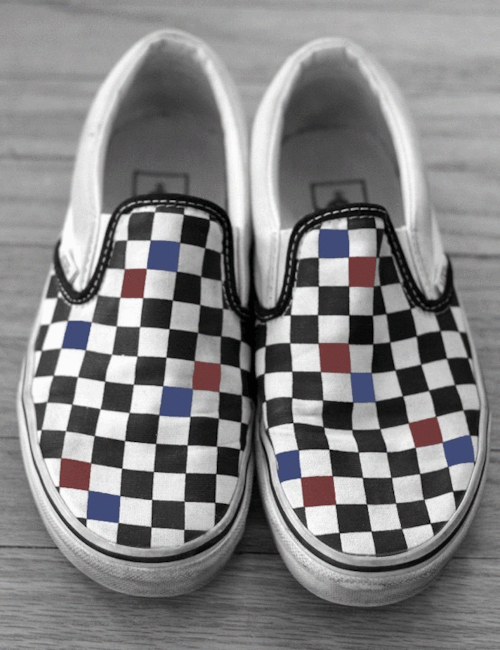 vans checkerboard slip on tumblr