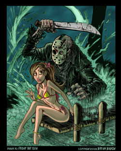 patientcomicaddict:  FRIDAY THE 13TH by Bryan Baugh