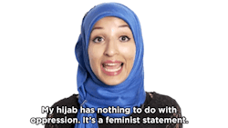 imagination-regeneration:  baetoul:  huffingtonpost:  ‘My Hijab Has Nothing To Do With Oppression. It’s A Feminist Statement’ Not all Muslim women cover their bodies. Not all Muslim women who do are forced to do so. Like freelance writer Hanna Yusuf,