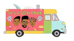 theneedledrop:  foreversean:  Here are all the food truck logos I made for the new Lucas Bros. Moving Co. episode!   These are amazing!