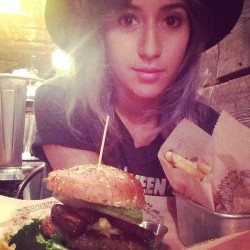 Hey. Happy National Cheeseburger Day! (at Bareburger Hell&rsquo;s Kitchen)