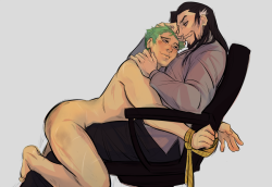 doritobutter:    I dig AUs where hanzo and genji remain in the empire business…they are Good   