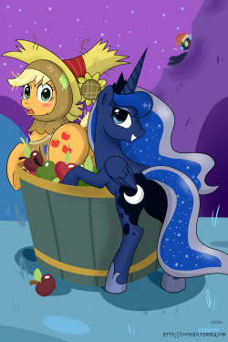 loopend:  My contribution to the Princess of the Night as well as Nightmare Night. I would say that’s not how you bob for apples, but then again… Anyway, there is more to come over the week leading up to Nightmare Night so keep an eye out! You can