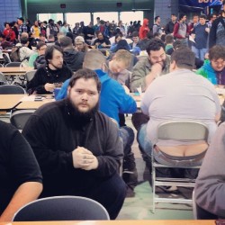 yourstarcolouredeyes:bwarch: zio-masada:  This is one of those “I scrolled down hoping for an explanation” things  Dude went to a Magic: The Gathering tournament and saw a whole lot of ass hanging out and decided to have fun with it. This dude is