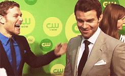 hhiley:  the vampire diaries 30 day challenge - DAY 7 - “favorite cast friendship”  Joseph Morgan and Daniel Gillies  