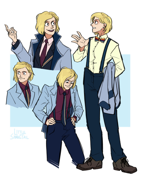 cupcakeshakesnake:13th doctor if her outfit was a suit :thinking:Edit: Changed one of the lapels because asymmetry seems more her thing