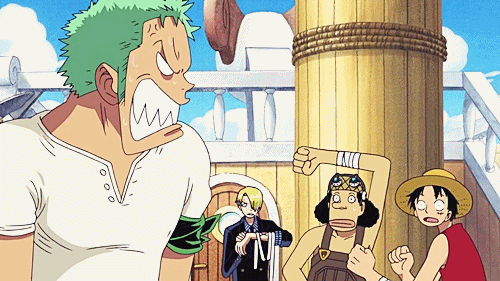 Image result for Luffy and zoro gif