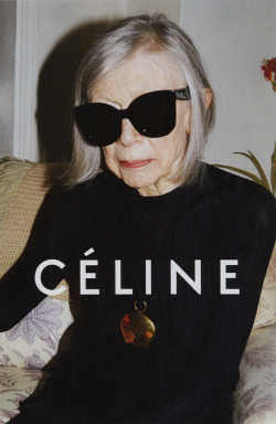 lelaid:  Joan Didion by Juergen Teller for Céline S/S 2015 