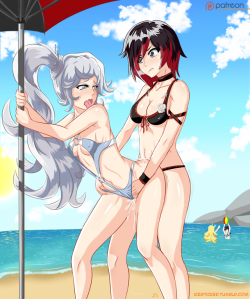 Commisson - Whiterose at the BeachI will be running special RWBY and Halloween บ off commission prices in October. There are still two slots open. ฟ dollars off RWBY Halloween commissions.บ off my usual prices for anything involving RWBY characters