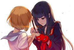 fandoms-females:Anime Fangasm Finale - Mako is secretly a player !  sis! &gt; .&lt;
