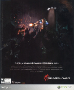 vgprintads:  &ldquo;Gears of War&rdquo; Game Informer, December 2006 (#164) 