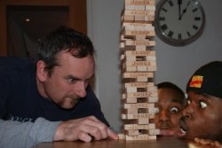    so much tension in one photo  its either 1am or 1pm in the pic and i dont know which is funnier  I miss playing Jenga so much! It&rsquo;s the best drinking game ever!!! I would need up so drunk !!!
