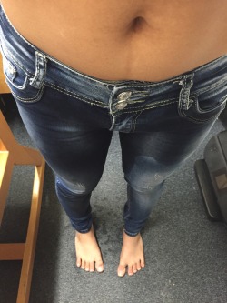 smalllittlething:  wett03:  smalllittlething:  I was having fun with daddy when I had an accident…goodnights really don’t hold a lot do they ☹️☹️ At least now I know they’re not noticeable under jeans when they’re wet 😏😏  Wow!!!