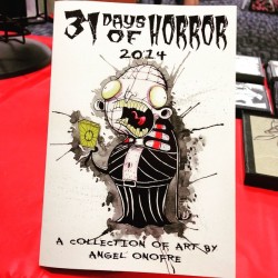 Scored @angelonofre&rsquo;s #Inktober book. Do you love horror movies, Ren &amp; Stimpy and insane art? You should probably give him a follow. As Shia would say, &ldquo;DO IT!&rdquo;