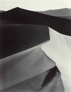 howtoseewithoutacamera:  by  Ansel Adams Sand Dunes Sunrise, Death Valley, 1948   