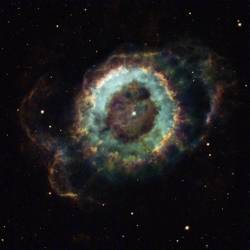NGC 6363: The Little Ghost Nebula #nasa #apod #hubbleheritageteam #ngc6369 #littleghostnebula #gas #dust #whitedwarf #star #planetarynebula  #constellation #ophiuchus #hubble #hubblespacetelescope #interstellar #intergalactic #universe #milkyway #galaxy