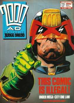 Cover art by Cliff Robinson for 2000AD, Prog 625 (May 1989). From a charity shop in Hockley, Nottingham.