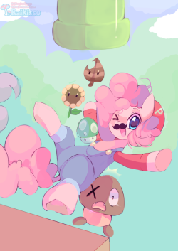 flutterluigi:  raikissu:  print for Bronycon and BronyCAN (:2/6  Oh no! I hope that poor goomba is ok…  x3 &lt;3