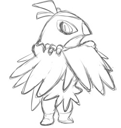 I can&rsquo;t seem to come up with a good style in drawing Hawlucha yet